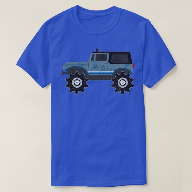 Camiseta STOMPER 4x4 Vintage Cinzas (Frente do Design)