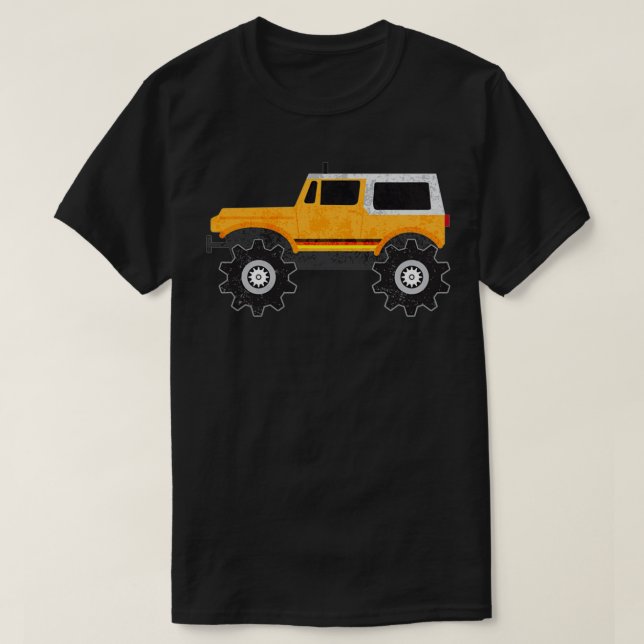 Camiseta STOMPER 4x4 Vintage Dourado  (Frente do Design)