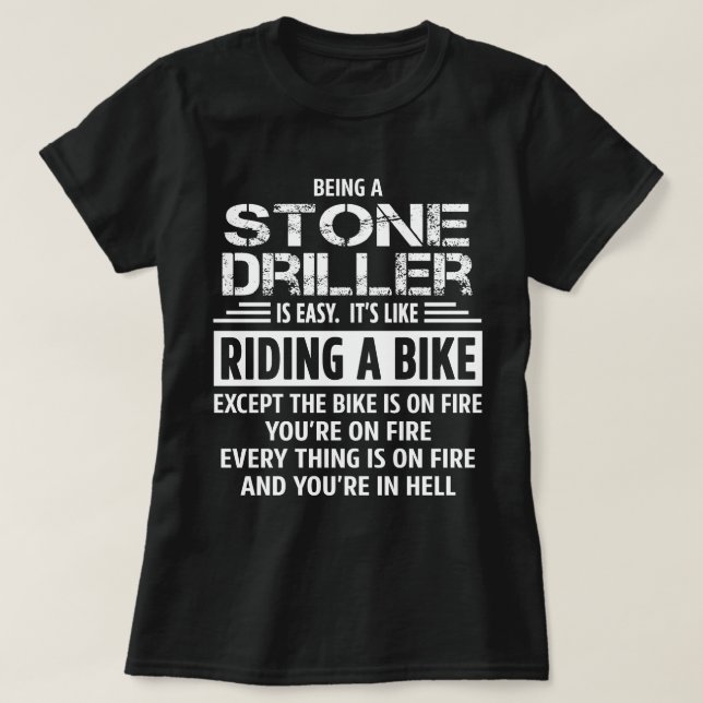 Camiseta Stone Driller (Frente do Design)