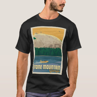 Camiseta Stone Mountain Georgia Metal Impressão