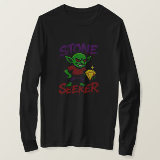 Camiseta Stone Seeker - Fantasy Goblin | APENAS PRETO