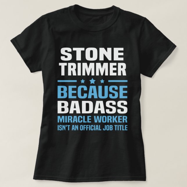 Camiseta Stone Trimmer (Frente do Design)