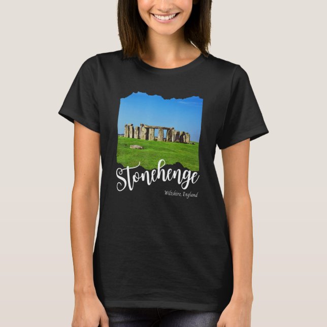 Camiseta Stonehenge England Souvenir 2 (Frente)