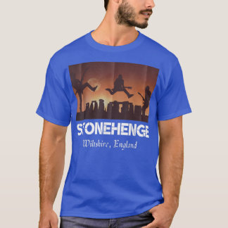 Camiseta Stonehenge England SouvenirStonehenge À Noite