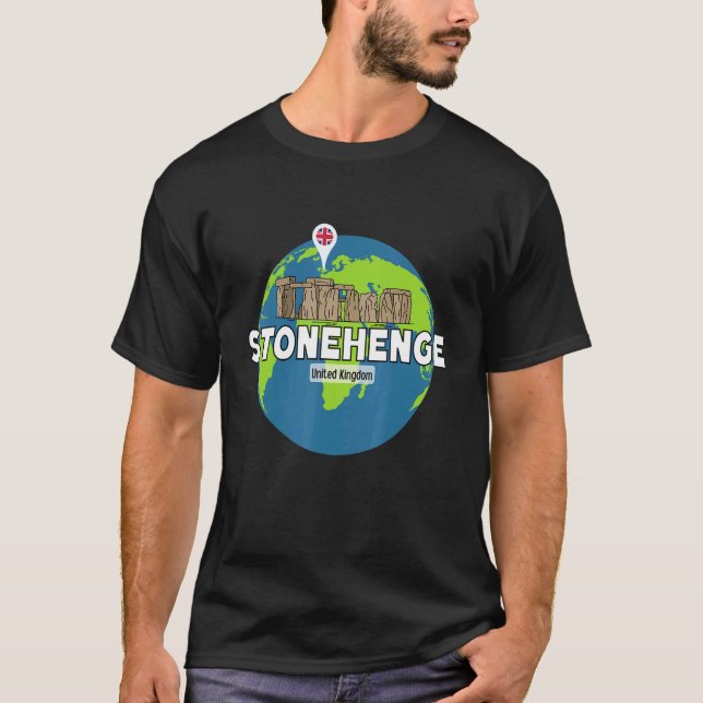 Camiseta Stonehenge Inglaterra Lembrança  Stonehenge (Frente)