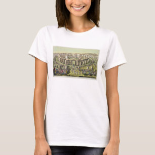 Camiseta Stonehenge, ou um templo circular dos Druids, pl