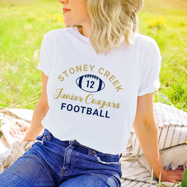 Camiseta Stoney Creek Junior Cougars Futebol Branco (Criador carregado)