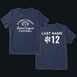 Camiseta Stoney Creek Júnior Cougars Futebol Personalizado<br><div class="desc">Stoney Creek Júnior Cougars Personaliza a Camisa de Futebol Personalize com o nome da equipe do seu filho,  número de camisa e sobrenome.</div>