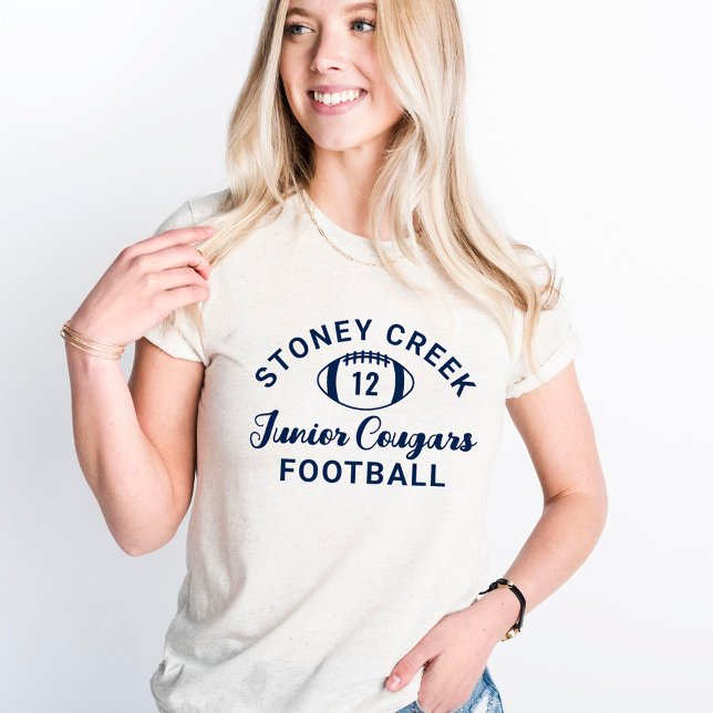 Camiseta Stoney Creek Junior Cougars Navy Aveia (Criador carregado)
