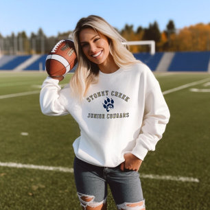 Camiseta Stoney Creek Junior Cougars Pata Branco Confortáve