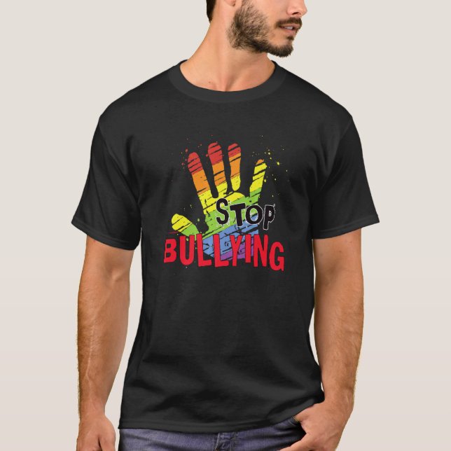 Camiseta Stop Bullying Awareness Anti Bully Equality Matchi (Frente)