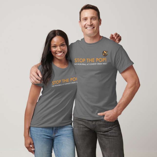 Camiseta Stop the Pop! (Unissex)
