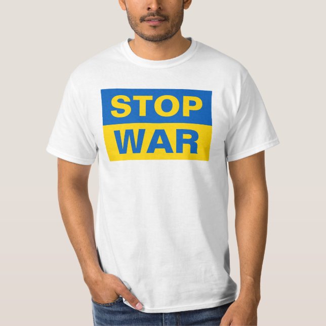 Camiseta Stop War Ucrânia Ucraniano (Frente)