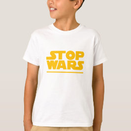 Camiseta Stop Wars Parody Logo