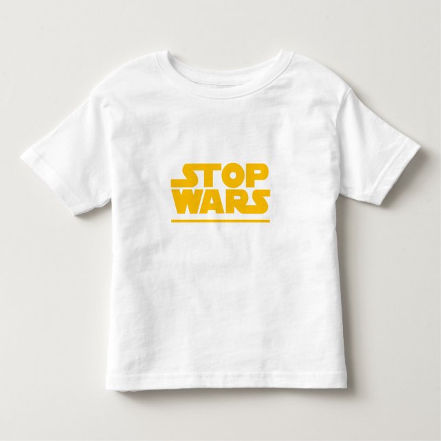 Camiseta Stop Wars Parody Logo (Frente)