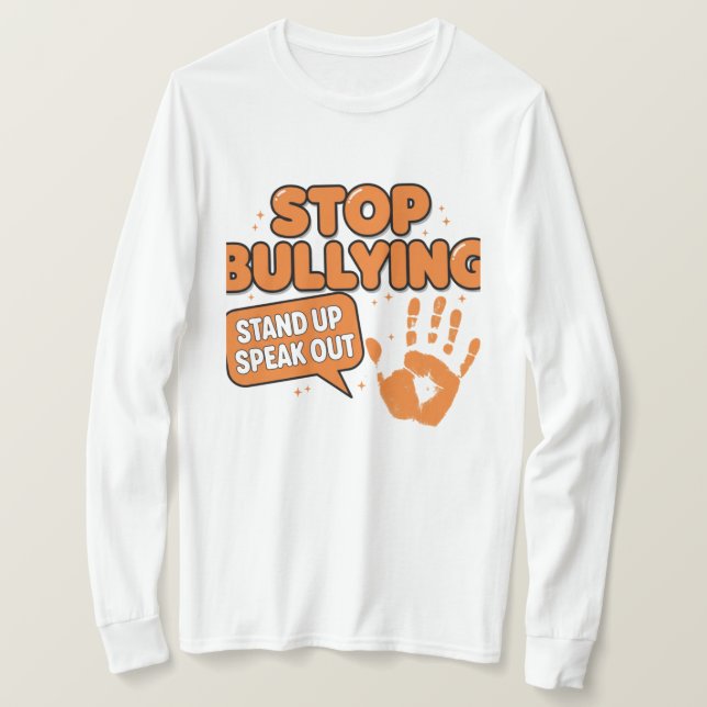 Camiseta Stoping bullying  (Frente do Design)