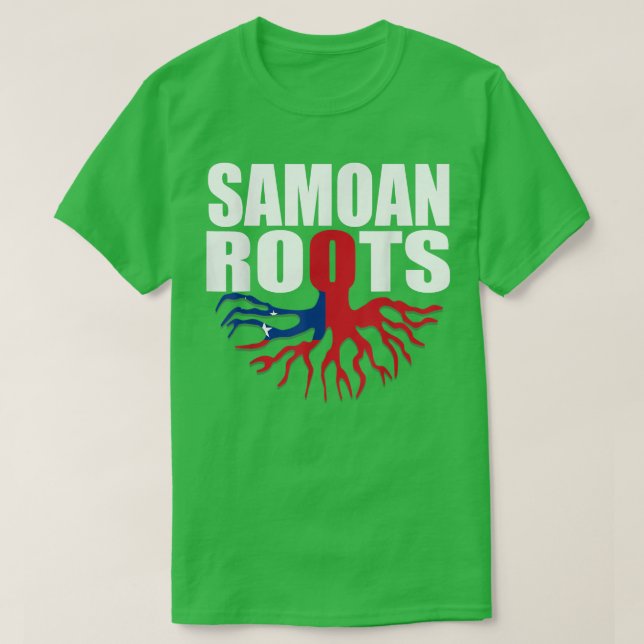 Camiseta Storecastle Samoan Roots Samoa Flag Gift Pride  (Frente do Design)