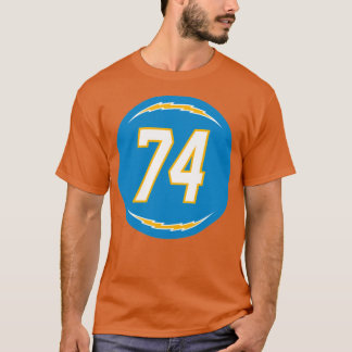 Camiseta Storm Norton Número 74 Jersey Los Angeles Chargers