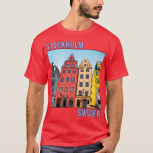 Camiseta Stortorget Gamla Stan Suecia Estocolmo