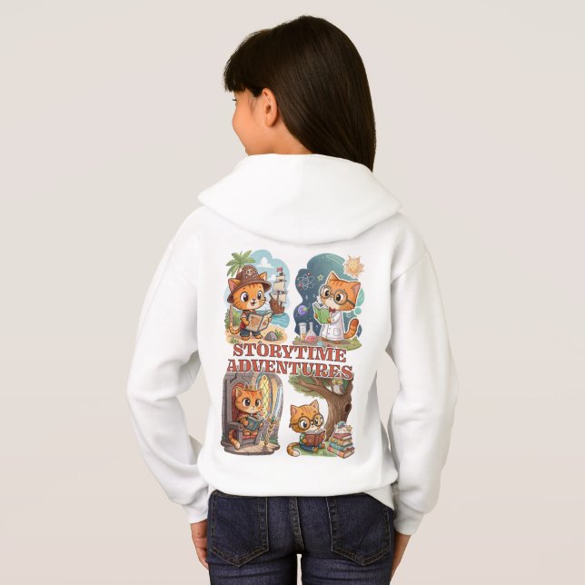 Camiseta Storytime Adventures – A Journey Through Books (Parte Traseira Completa)