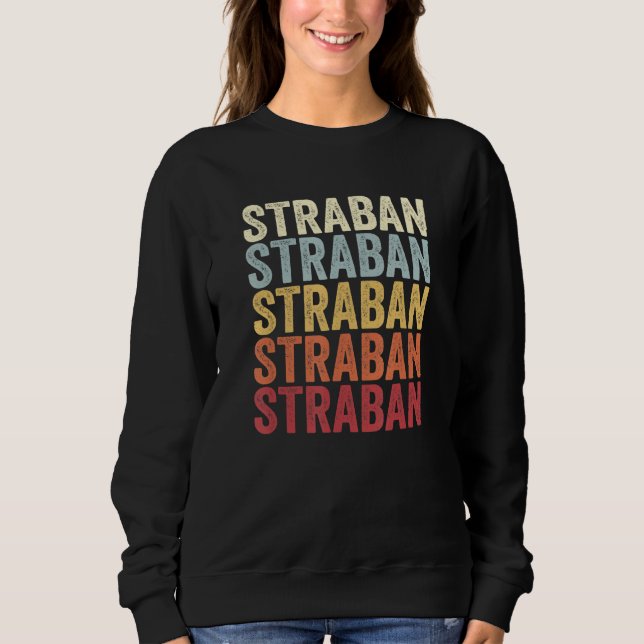Camiseta Straban Pennsylvania Straban PA Retro Vintage Text (Frente)