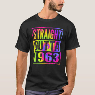 Camiseta Straight Outta 1963 59th Birthday  For Her Him