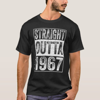 Camiseta Straight Outta 1967 55 Years Old  Vintage 55th Bir
