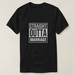 Camiseta Straight Outta Casamento