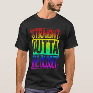Camiseta Straight Outta The Closet Orgulho Lgbt