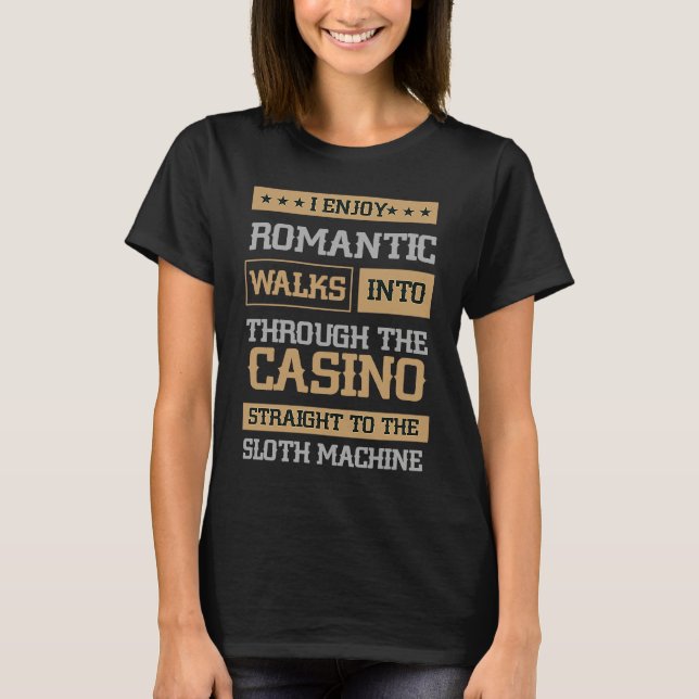 Camiseta Straight To The Slot Machine Gambling Slot Machine (Frente)