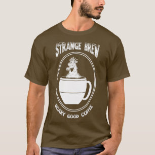 Camiseta Strange Breve Bons Cafés Assustadores