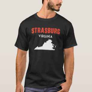 Camiseta Strasburg Virginia Estado Americano Viagem Virgem