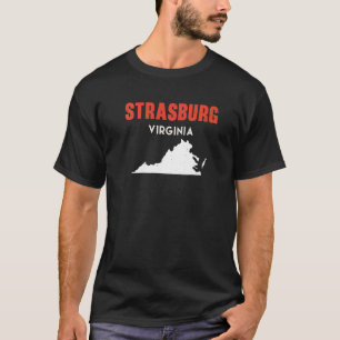Camiseta Strasburg Virginia Estado Americano Viagem Virgem