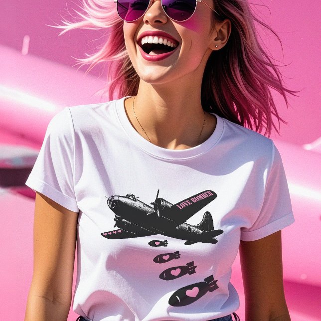 Camiseta Strategic Love Bomber Pink Details (Criador carregado)