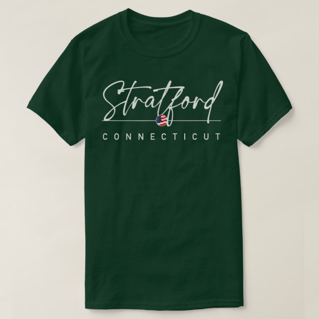 Camiseta Stratford Connecticut (Frente do Design)