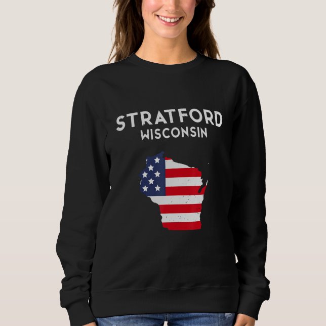 Camiseta Stratford Wisconsin USA State America Travel Wisco (Frente)