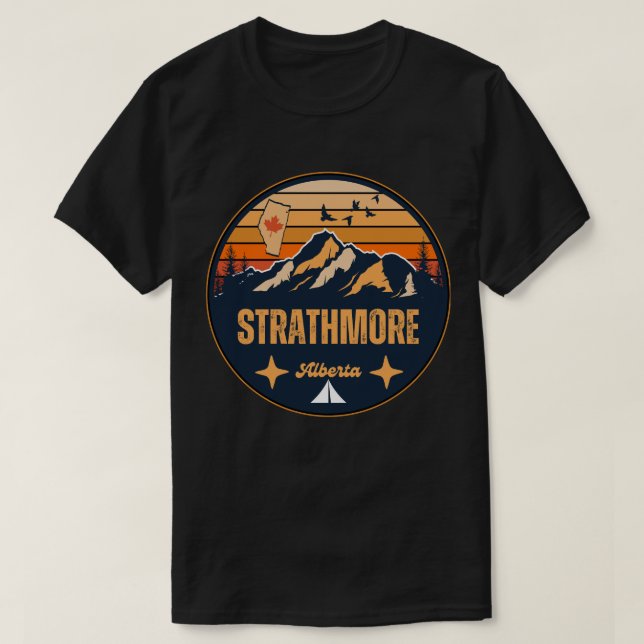 Camiseta Strathmore, Alberta (Frente do Design)