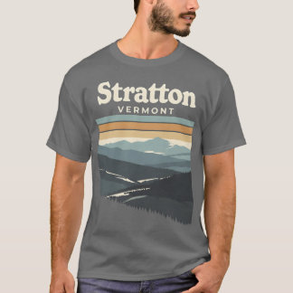 Camiseta Stratton Vermont Vintage Ski Poster Mountain T-Shi