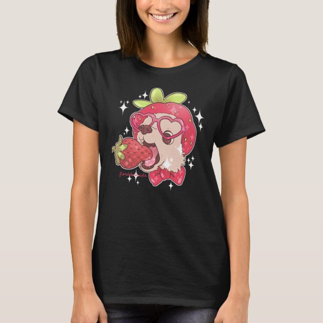 Camiseta Strawberry Chihuahua (Frente)