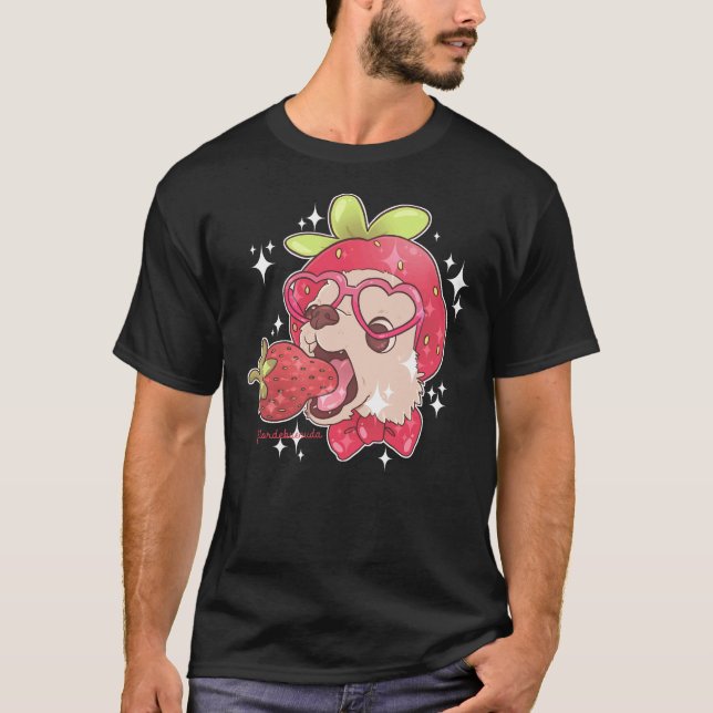 Camiseta Strawberry Chihuahua (Frente)