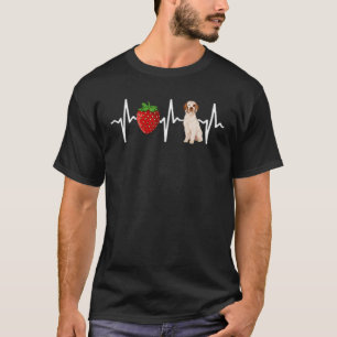 Camiseta Strawberry Clumber Spaniel Heartbeat