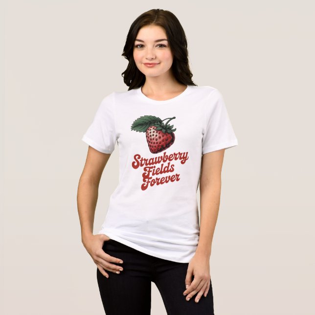 Camiseta Strawberry Fields Vintage Tee (Frente Completa)