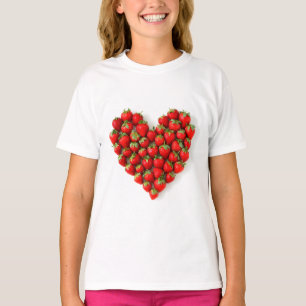 Camiseta Strawberry Heart