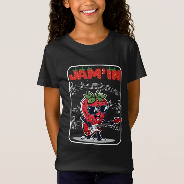 Camiseta Strawberry Jam'in (Frente)