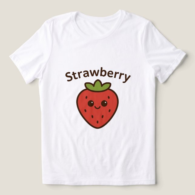 Camiseta Strawberry Luxe Tee (Design frontal)