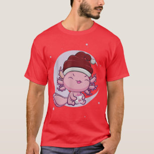 Camiseta Strawberry milk Pastel Gótico Axolotl Japonês Chri