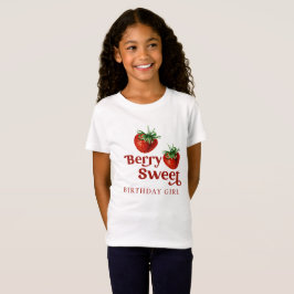 Camiseta Strawberry Red Berry Sweet Birthday