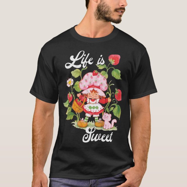 Camiseta Strawberry Shortcake A Vida é (Frente)