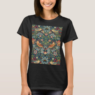 Camiseta Strawberry Thief por William Morris