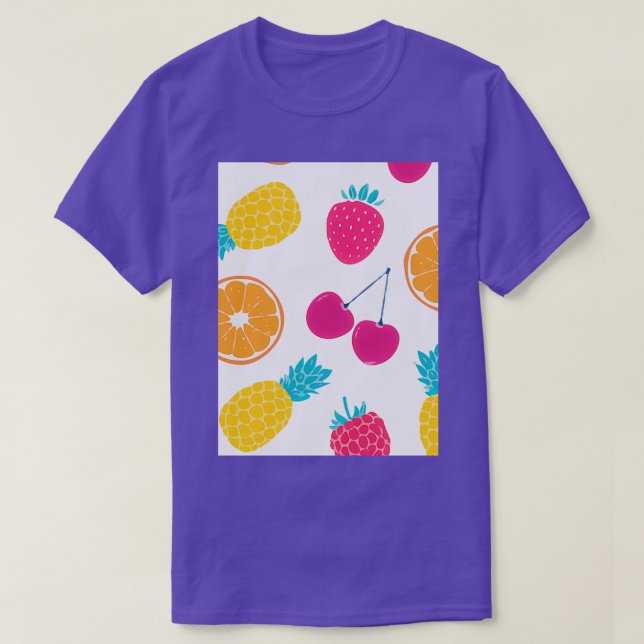 Camiseta Strawberry Tropical Vista Hotness (Frente do Design)